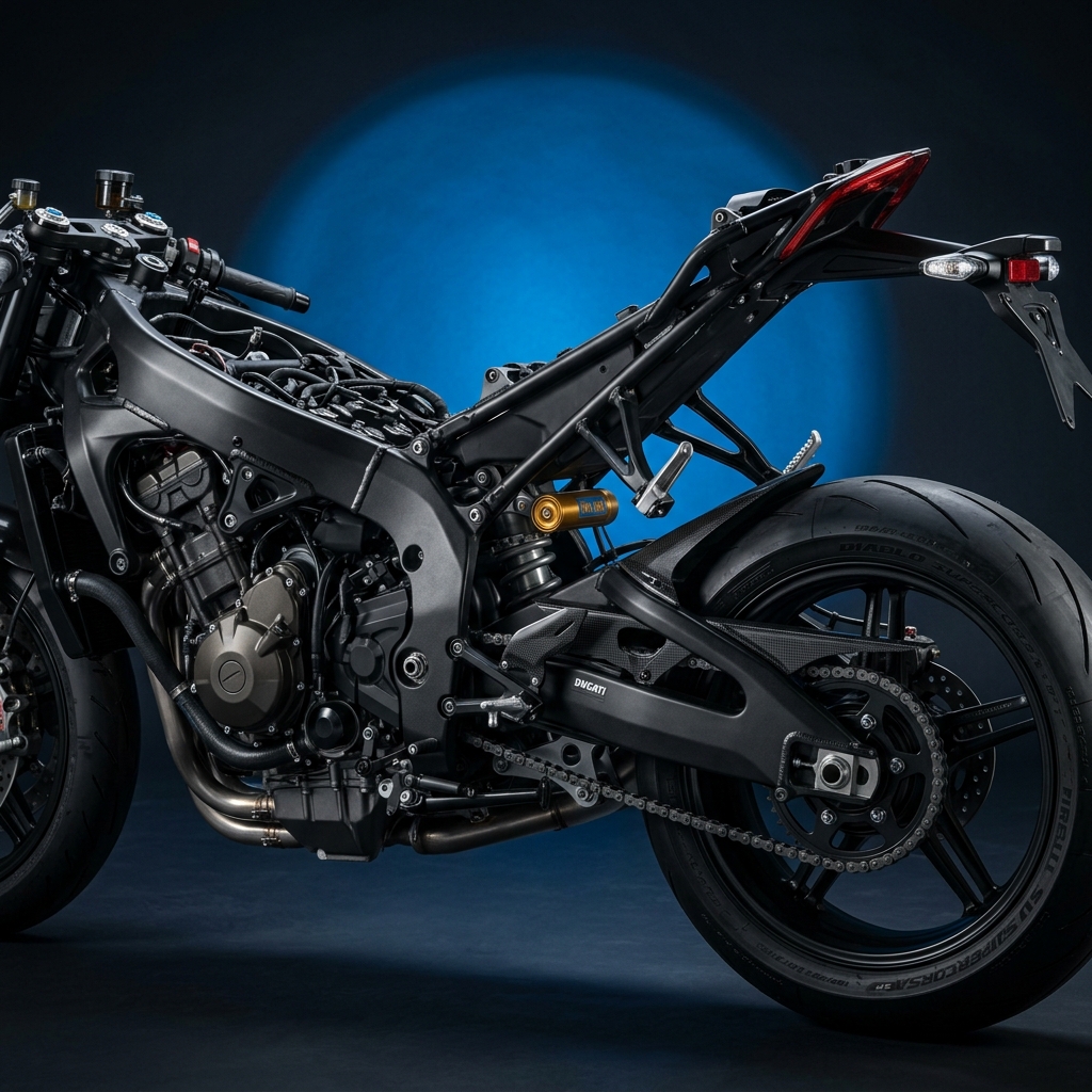 Motorcycle chassis manufactured by Yousaf Engineering (Pvt) Ltd